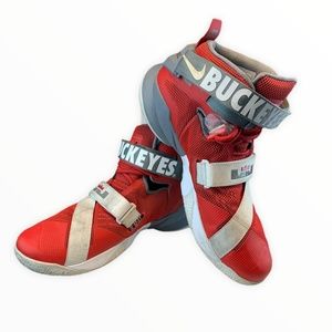 Size 13-Nike LeBron Soldier Buckeyes